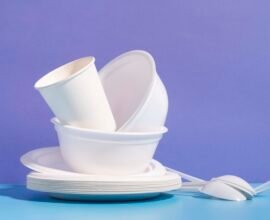 arrangement-different-disposable-eco-friendly-tableware